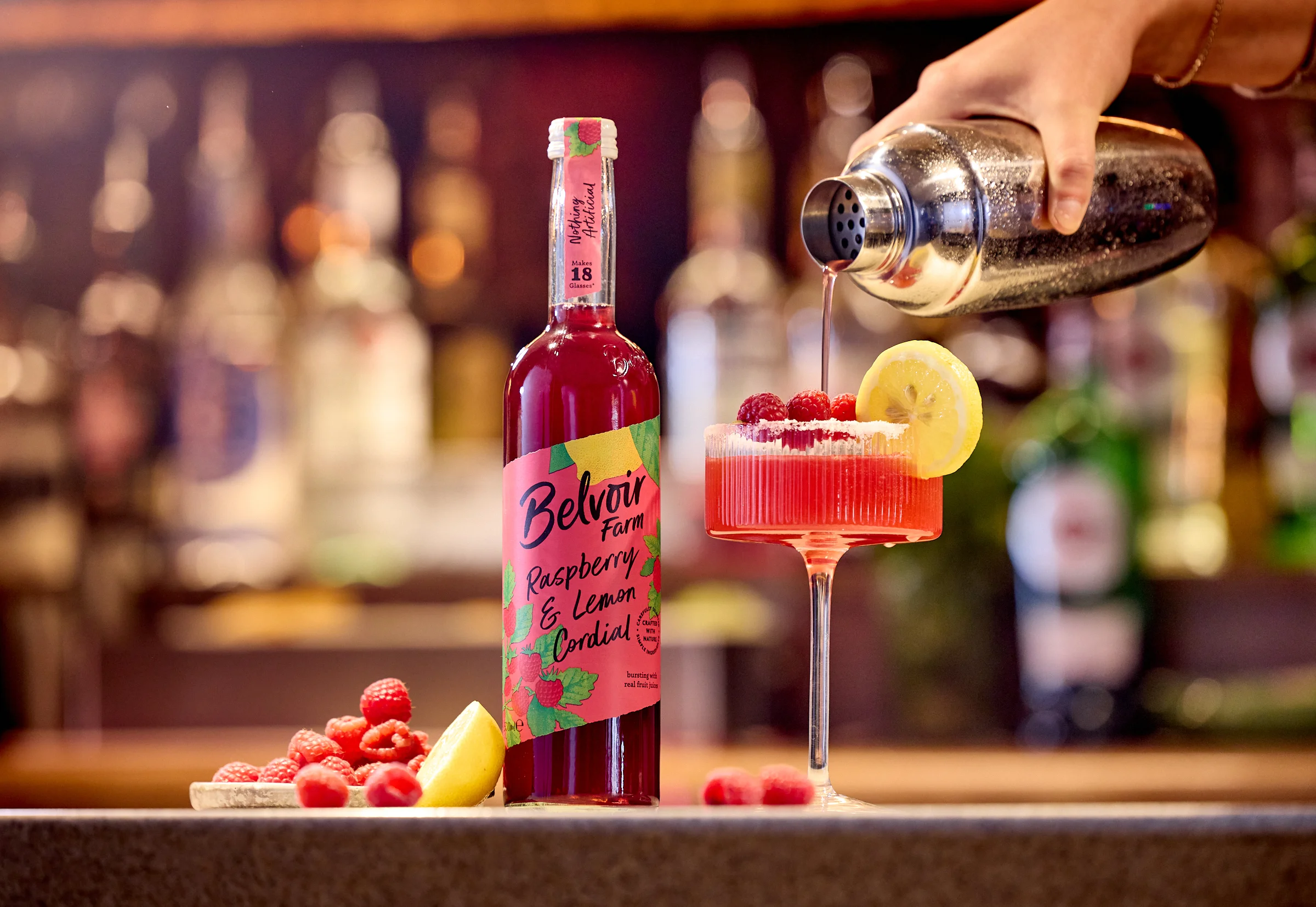 Raspberry & Lemon Margarita