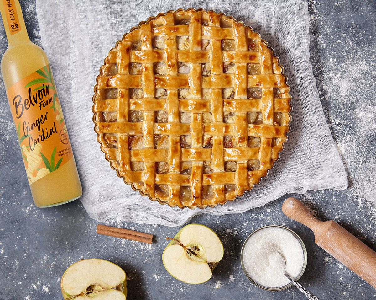 Spiced Apple & Ginger Pie