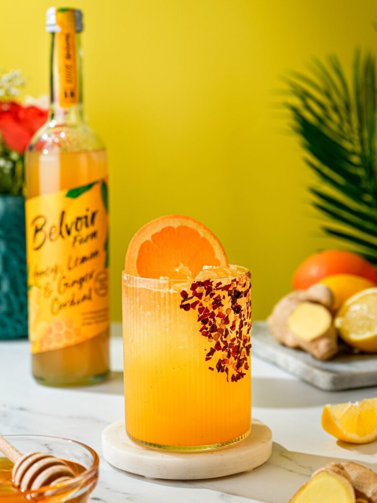 Spicy Honey, Lemon and Ginger Mocktail