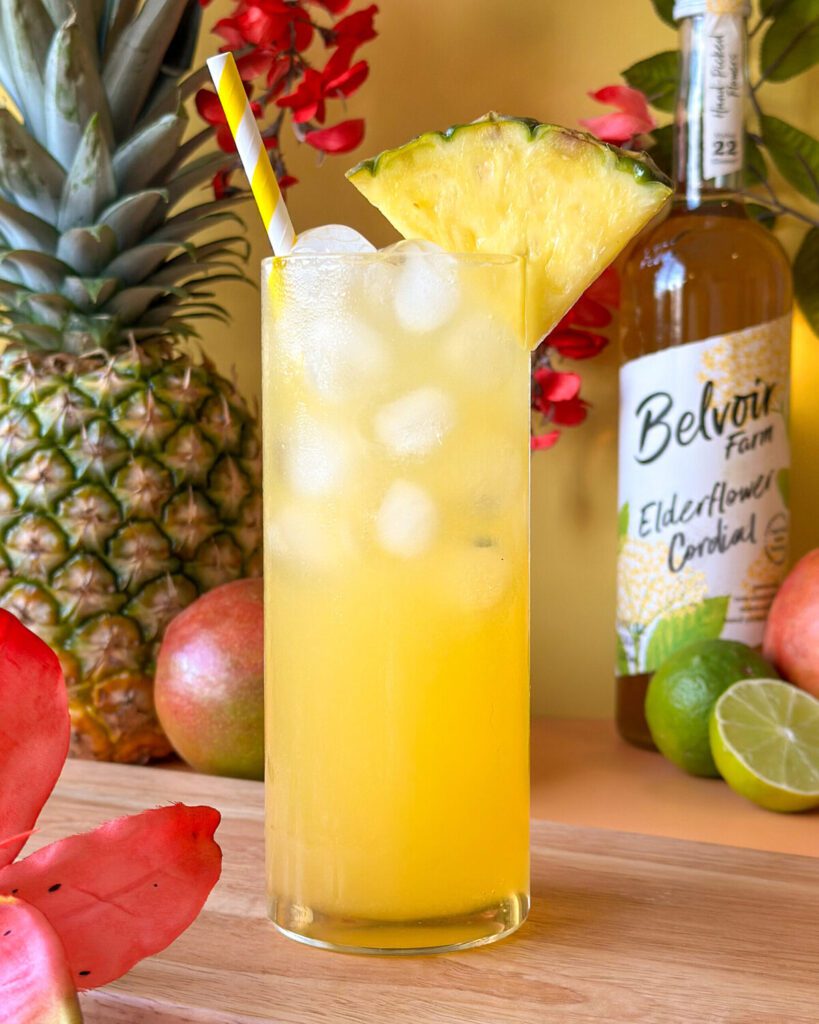 White Lotus Tropical Punch Cocktail